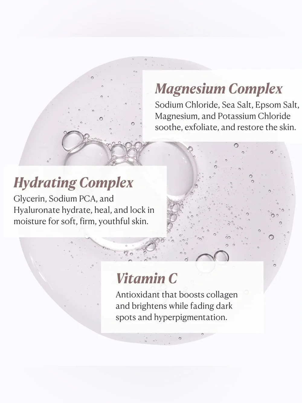 Nakery Beauty magnesium face
